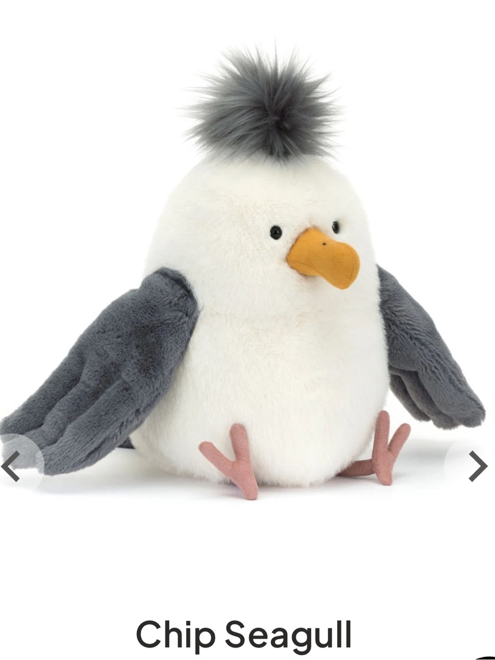 Jellycat Chip Seagull Stuffed Toy
